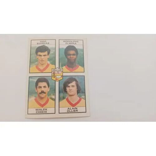 Panini Football 1984 84 Ugo Bargas Rodolphe Elmira Malek Chikhi Alain Ollier Cuiseaux Louhans Vignette 397