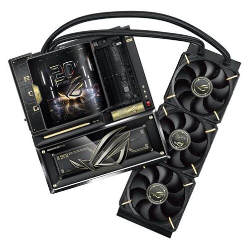 ASUS ROG CROSSHAIR X870E - Edition 20 - carte-mère - ATX étendu - Socket AM5 - AMD X870E Chipset - USB4, USB 3.2 Gen 2, USB-C 3.2 Gen2, USB 3.2 Gen 1, USB-C 3.2 Gen 2x2 - 2 x 10 Gigabit LAN, Wi-Fi 7, Bluetooth - carte graphique embarquée (unité...