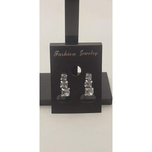 Lot De 3 Paires De Boucles D'Oreilles Clous Blanc 🩷 ?