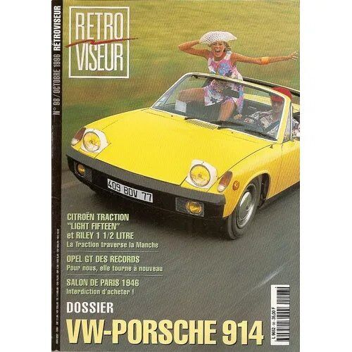 Retroviseur 98 De 1996 Aston Martin V8,Voisin Biscooter Type V 126 3,Opel Gt Diesel Des Records,Porsche 914 1.7,Citroen Light Fifteen,Riley Rm 1/2,