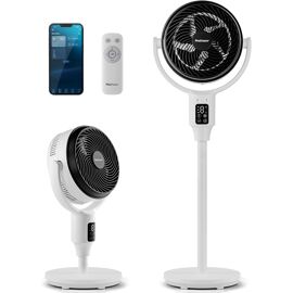 Pro Breeze AirFlo Plus - Ventilateur sur pied intelligent ultra silencieux avec télécommande