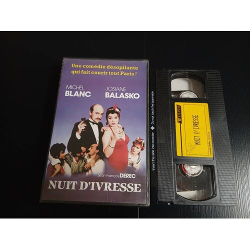 Cassette Video Vhs Nuit D'Ivresse