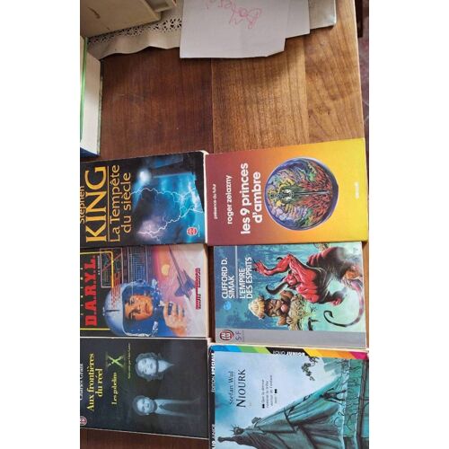 Lot 6 Livres Sf Et Fantasy