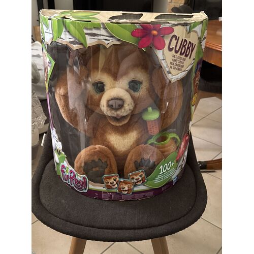 Peluche interactive Cubby l’Ours curieux