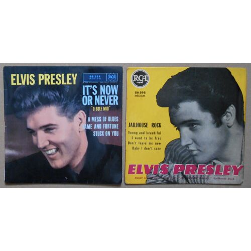 Lot De Deux 45 Tours Elvis Presley