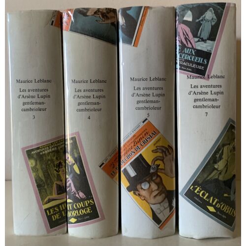 4 Arsène Lupin - De 1961 À 1962- 11 Histoires - Par Maurice Leblanc Aux Éditions  Hachette / Gallimard - Top État-  Littérature Française - 