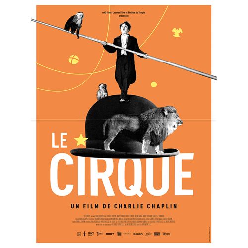 Le Cirque (The Circus) - Affiche De Cinéma Pliée - Format 40x60 Cm - De Et Avec Charlie Chaplin, Merna Kennedy, Al Ernest Garcia, Charles Chaplin - Ressortie