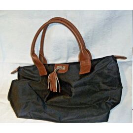 simple sac a mains noir polyester bon etat