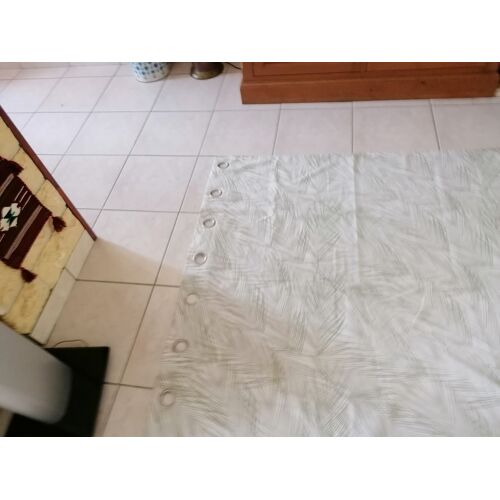 Tenture Occultante Avec Oeillets, 260x136 Cm, 53% Polyester, 39% Coton