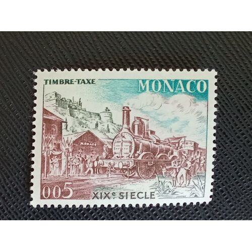 Timbre Monaco Y T T 58 Locomotive À Vapeur De Type 030 De La Compagnie Plm (Xixe Siècle) 1960 (030810 )