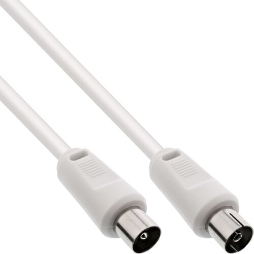 InLine 69407 câble coaxial 7 m Type F Blanc