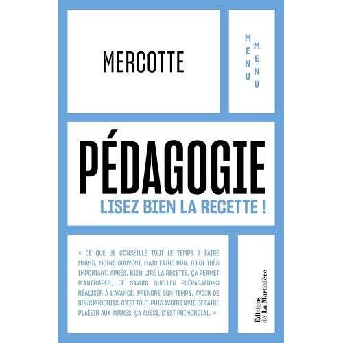 Pédagogie - Lisez Bien La Recette !