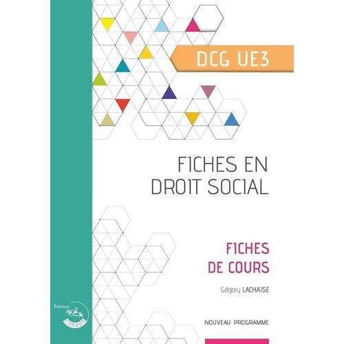 Fiches En Droit Social Dcg Ue 3 - Fiches De Cours
