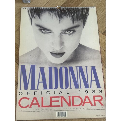 Calendrier Madonna 1988 