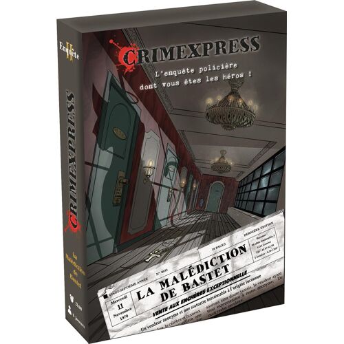Jeu De Société Murder Party "Crimexpress : La Malédiction De Bastet"