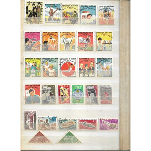 28 Timbres Tchad 1965