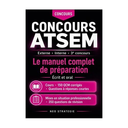 Concours Atsem Externe · Interne · 3e Concours