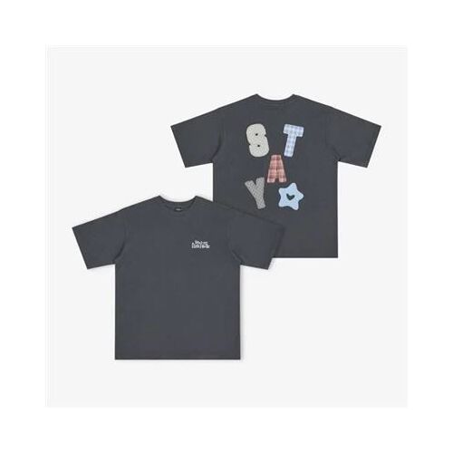 T-Shirt Col Rond Noir Noname Skzoo One Size Avec Imprimé Devant