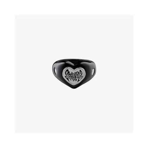 Bague Noire Stray Kids Skzoo À Thème De Personnage Avec Motif De Face Avant
