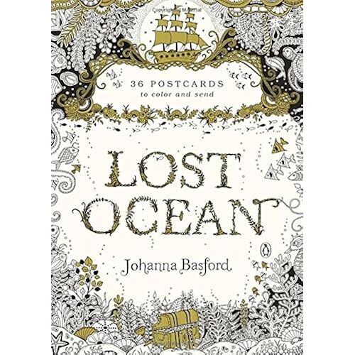 Lost Ocean: 36 Postcards To Color And Send