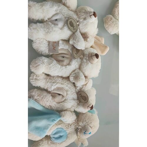 Doudou ours avec mouchoir lot de 4 baby nat