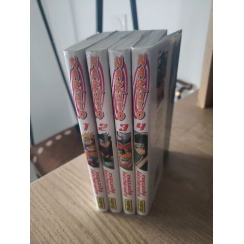 Livre Manga Naruto 1-2-3-4