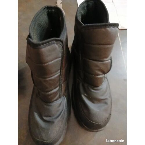 Boots Fourrées À Scratch Taille 41