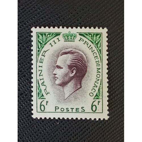 Timbre Monaco Y T 421 Prince Rainier Iii (1923-2005) 1955 (030810 )