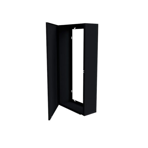 Coffret d'habillage ATOLE 13 modules en acier noir - H. utile : 610 mm