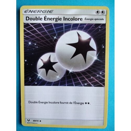 Carte Pokémon Double Energie Incolore 69/73 (2017)