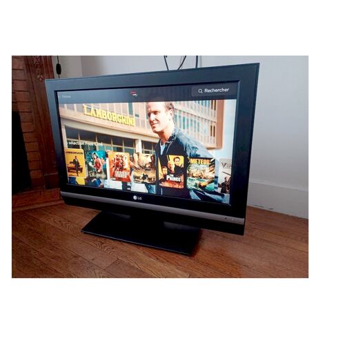 TV LG TELEVISION 32" TELE LCD Diagonale 82 cm TELEVISEUR HD Ready Couleur HAUTE DEFINITION Incrustation d'image PIP TUNER TNT SD (MPEG2) Son Stéréo Système Audio 2.0 SANS ACCESSOIRE MODELE 32LC2D