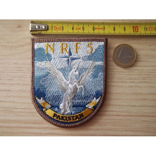 Écusson Militaire Nrf 5 Armée Air Pont Humanitaire Nato Pakistan