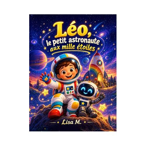 Livre Pour Enfant Illustré : Léo, Le Petit Astronaute Aux Mille Étoiles