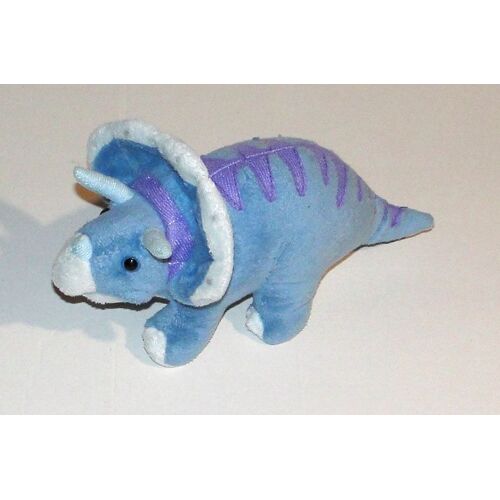 peluche triceratops bleu doudou dinosaure wild republic 22 cm