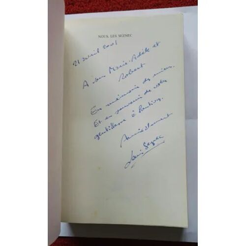 Denis Seznec Nous, Les Seznec : Les Pièces Secrètes De L'affaire Avec Un Envoi Autographe Signé 2000 Robert Laffont