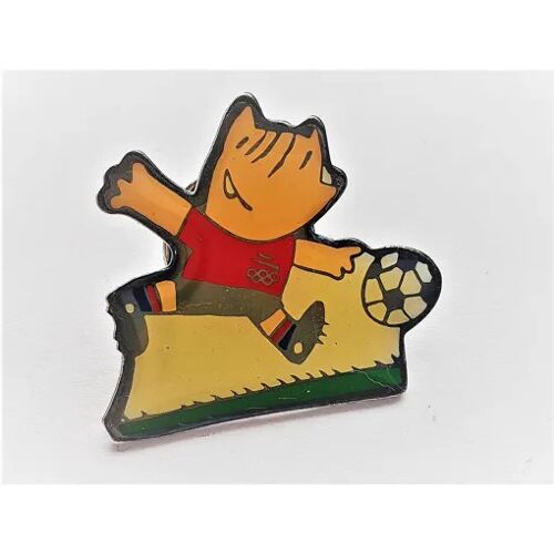Pins Jo Jeux Olympiques Barcelone 1992 Mascotte Cobi Footbal