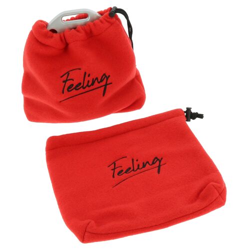 Housses Pour Étriers Feeling - Polaire Rouge
