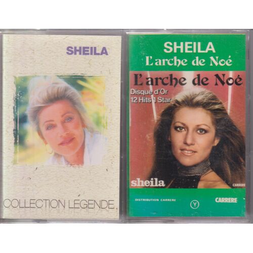 Sheila Lot De 2 K7 Cassettes Audio Tape