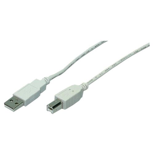LogiLink 5m USB 2.0 câble USB USB A Mini-USB B Gris