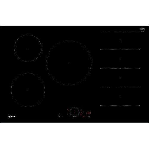 Table de cuisson induction NEFF N70 80 cm noire 5 zones Flex Induction