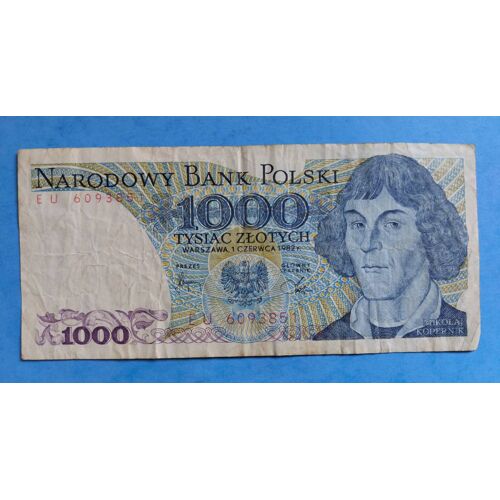 Pologne : Billet De 1000 Zloty 1982