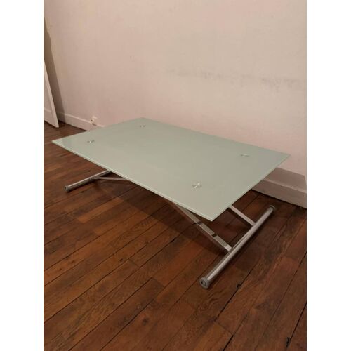 Table en verre polyvalente