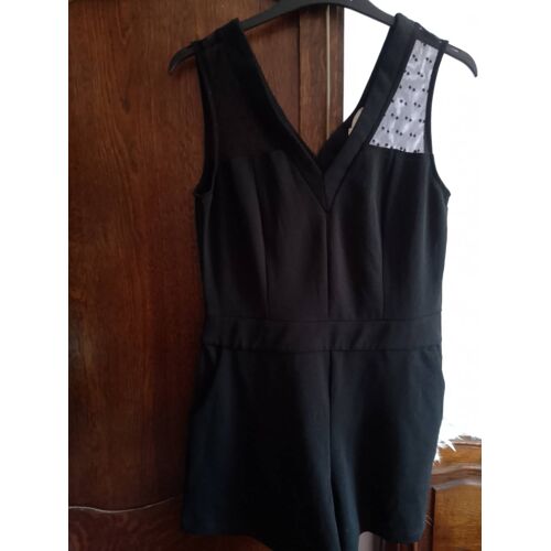 Combinaison Short Femme Noir