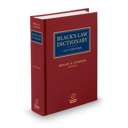 Blacks Law Dictionary Hardback Book By Bryan A.Garner