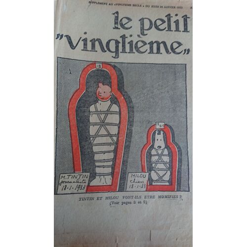 "Le Petit Vingtième" - 40 Numéros Originaux (1932et 1933)