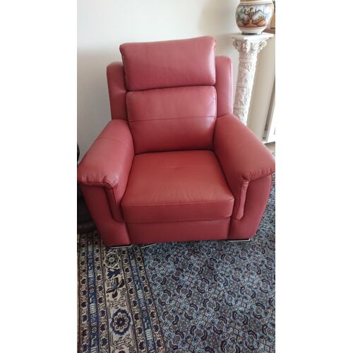 Fauteuil fixe cuir
