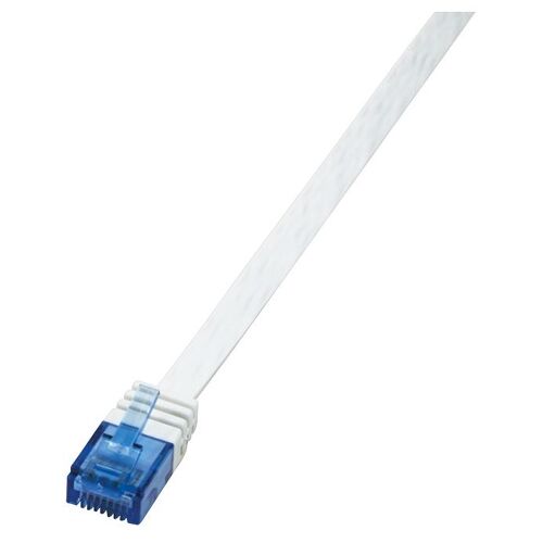 LogiLink 0.25m Cat6 U/UTP RJ45 câble de réseau Blanc 0,25 m U/UTP (UTP)