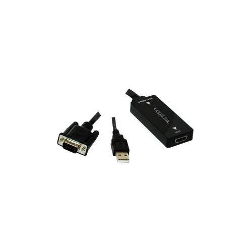 LogiLink CV0060 câble vidéo et adaptateur Noir