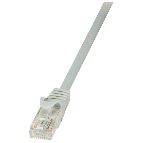 LogiLink 0.5m Cat.5e U/UTP câble de réseau Gris 0,5 m Cat5e U/UTP (UTP)