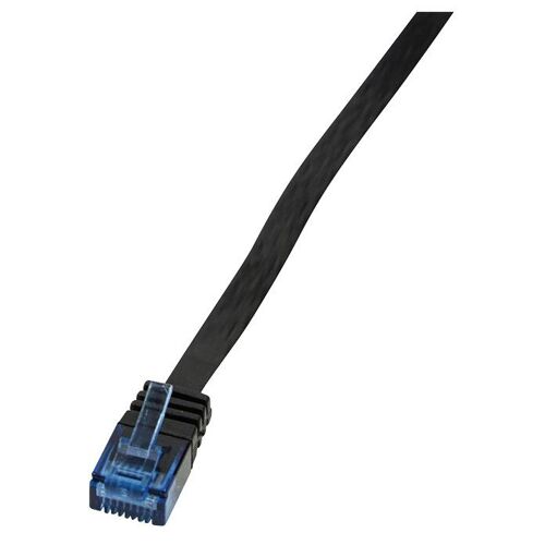 LogiLink 0.25m Cat6 U/UTP RJ45 câble de réseau Noir 0,25 m U/UTP (UTP)